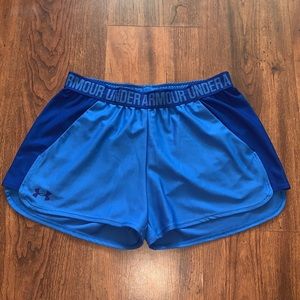 Under armor blue shorts